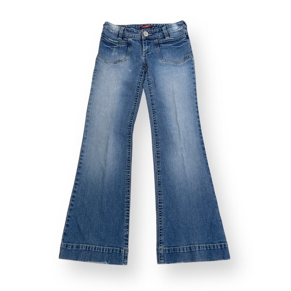 Vintage Unionbay Jeans Women’s Sz 5 Y2K Low Rise Stretch Flare Bootcut 32 Inseam